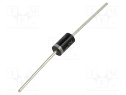 Diode: rectifying; THT; 1kV; 3A; Ammo Pack; Ifsm: 150A; DO201AD