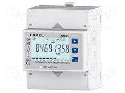 Meter: counter; for DIN rail mounting; digital,mounting; LCD