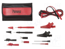 Test acces: kit; black,red