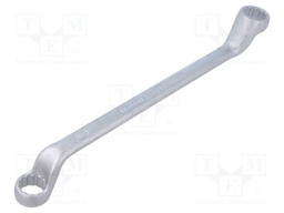 Wrench; box,bent; 17mm,19mm; Overall len: 265mm; tool steel