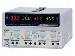 Power supply: laboratory; Channels: 4; 0÷30VDC; 0÷3A; 0÷30VDC; 0÷3A
