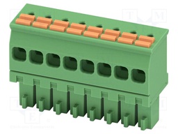 PCB connector, nominal cross section: 1.5 mm2, color: green,