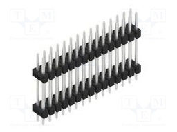 Connector: pin strips; pin header; male; PIN: 30; 2.54mm; THT; 2x15