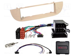 Adapter for control from steering wheel; Fiat; DIN,ISO; beige