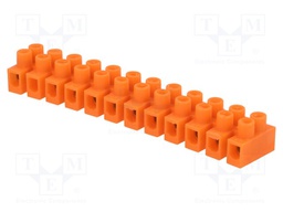 Terminal block; screw terminal; ways: 12; 2.5mm2; terminals: 24