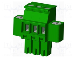 Connector: pluggable terminal block; plug; female; angled 90°