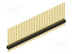 Connector: pin strips; pin header; male; PIN: 35; 1.27mm; THT; 1x35