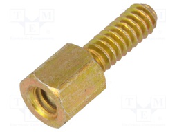 Threaded head screw; Thread len: 7.92mm; Thread: UNC4-40