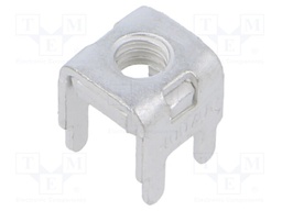 Straight; Plating: tinned; THT,screw terminal; Contacts: copper