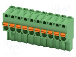 PCB connector, nominal cross section: 2.5 mm?, color: green,