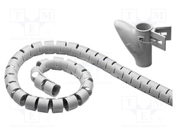 Spiral wrapping; ØBundle : 20mm; L: 2.5m; Body: grey