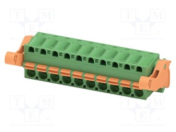 PCB connector, nominal cross section: 2.5 mm?, color: green,