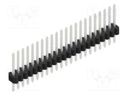 Connector: pin strips; pin header; male; PIN: 22; 1.27mm; THT; 1x22