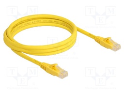Patch cord; U/UTP; Cat: 6a; RJ45 plug,both sides; Cu; 2m; LSZH