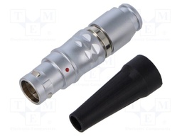 Connector: circular; plug; 2B; male; PIN: 10; for strain relief