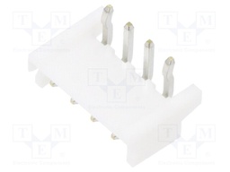 Socket; wire-board; male; EH; 2.5mm; PIN: 4; THT; 250V; 3A; -25÷85°C