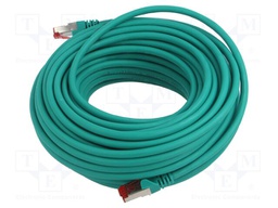 Patch cord; S/FTP; 6; stranded; Cu; LSZH; green; 20m; halogen free