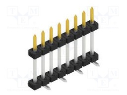 Connector: pin strips; pin header; male; PIN: 8; 2mm; SMT; 1x8; 100V