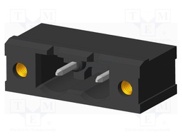 Connector: pluggable terminal block; socket; male; on PCBs