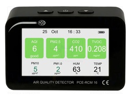 Meter: air quality; Range: 0÷9,999mg/m3,0÷999um/m3; 0÷5000ppm