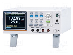 Milli-ohm meter; TFT 3,5" (320x240); Accur: ±(0,3% + 0,5°C)