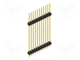 Connector: pin strips; pin header; male; PIN: 11; 2.54mm; THT; 1x11