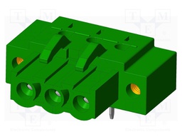 Connector: pluggable terminal block; socket; female; angled 90°
