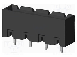Connector: pluggable terminal block; socket; male; on PCBs