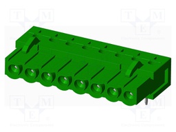 Connector: pluggable terminal block; socket; female; angled 90°