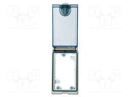 Single Frame, Ni plated, plastic cover