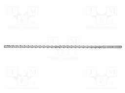 Drill bit; for concrete; Ø: 24mm; L: 800mm; cemented carbide