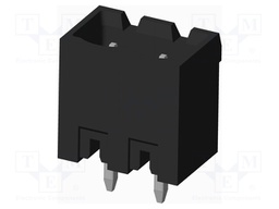 Connector: pluggable terminal block; socket; male; on PCBs