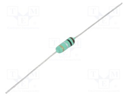 Resistor: wire-wound; THT; 120mΩ; 1W; ±5%; Ø3x9mm; 400ppm/°C; axial