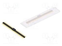 Connector: pin strips; pin header; male; PIN: 28; 2.54mm; SMT; 1x28