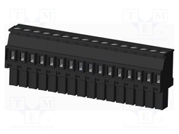 Connector: pluggable terminal block; plug; female; angled 90°