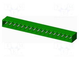 Connector: pluggable terminal block; socket; male; angled 90°