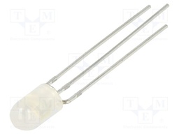 LED; green,yellow; 5mm; 40°; 2VDC,2.1VDC; Green lumin: 35mcd