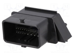 Connector: automotive; CMC; socket; male; Size: 2,8/1,5/0,635mm