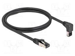 Patch cord; S/FTP; Cat: Cat 8.1; RJ45 plug,RJ45 up angled plug
