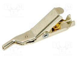Crocodile clip; 5A; Grip capac: max.25.4mm; Overall len: 66.4mm