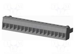 Connector: pluggable terminal block; plug; female; straight; grey