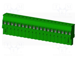Connector: pluggable terminal block; plug; female; angled 90°