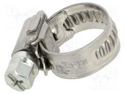 Worm gear clamp; W: 9mm; Clamping: 10÷16mm; steel; WD9; W2