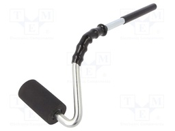 Tool: pressure roller; W: 75mm; hard; rubber; Ø: 36mm