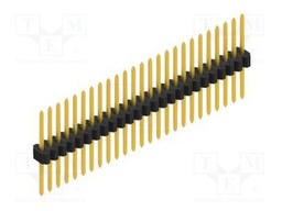 Connector: pin strips; pin header; male; PIN: 25; 1.27mm; THT; 1x25