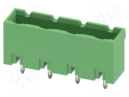 PCB headers, nominal cross section: 2.5 mm?, color: green, n