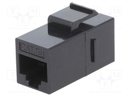 Socket; coupler; Cat: 5e; shielded,Keystone,PoE,PoE+; Layout: 8p8c