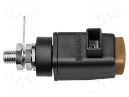 Laboratory clamp; brown; 300VDC; 16A; Contacts: nickel; -25÷90°C