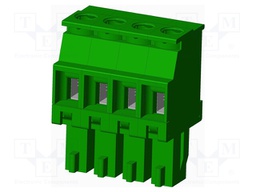 Connector: pluggable terminal block; plug; female; angled 90°