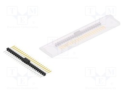 Connector: pin strips; pin header; male; PIN: 24; 2.54mm; SMT; 1x24